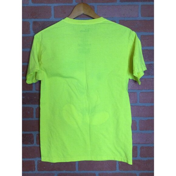 Womens Disney Mickey Mouse T Shirt Yellow Short Sleeve Size Small - Picture 3 of 4